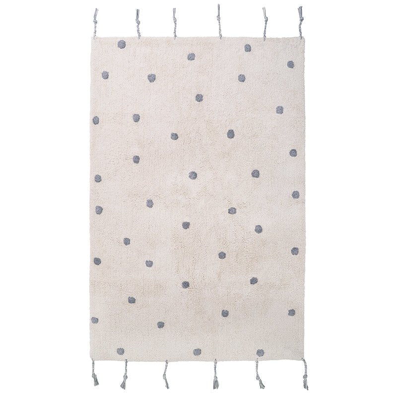 Alfombra Algodón Lavable Nümi gris - Nanetes